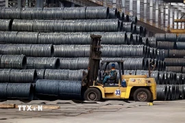 Năm 2025, chỉ tiêu tăng trưởng khu vực công nghiệp-xây dựng phấn đấu đạt trên 9,5%. (Ảnh: Tuấn Anh/TTXVN)