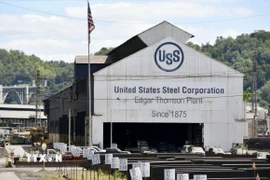 Trụ sở công ty thép US Steel tại Braddock, gần Pittsburgh, Pennsylvania, Mỹ. (Ảnh: Kyodo/TTXVN)