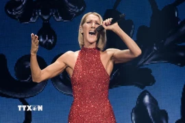 Ca sỹ Celine Dion biểu diễn ở Quebec, Canada, ngày 18/9/2019. (Ảnh: AFP/TTXVN)
