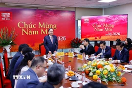 Chủ tịch Quốc hội Trần Thanh Mẫn phát biểu. (Ảnh: Doãn Tấn/TTXVN)