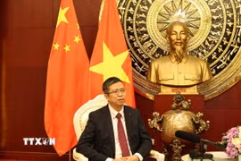 Đại sứ Việt Nam tại Trung Quốc Phạm Thanh Bình. (Ảnh: Quang Hưng/TTXVN)