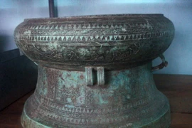 Trống đồng Làng Vạc được công nhận là bảo vật quốc gia. (Nguồn: Bảo tàng Lịch sử)