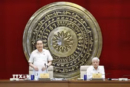 Chủ tịch Quốc hội Trần Thanh Mẫn phát biểu. (Ảnh: Doãn Tấn/TTXVN)