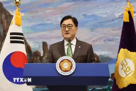 Chủ tịch Quốc hội Hàn Quốc Woo Won-shik. (Ảnh: YONHAP/TTXVN)