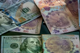 Đồng peso Argentina và đồng USD. (Nguồn: Business Insider)