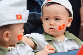 Hà Nội hướng tới nâng cao chất lượng sống và hạnh phúc của người dân. (Ảnh: Lê Đông/TTXVN)