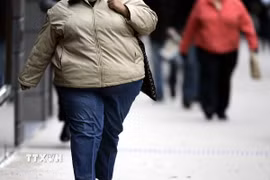Một phụ nữ bị mắc bệnh béo phì tại Chicago, bang Illinois, Mỹ. (Ảnh: AFP/TTXVN)