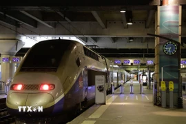 Pháp có thế mạnh trong lĩnh vực đường sắt, đặc biệt là công nghệ TGV. (Ảnh: AFP/TTXVN)