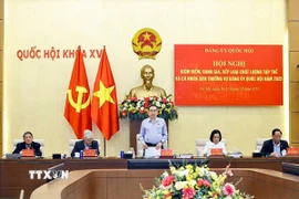 Chủ tịch Quốc hội Trần Thanh Mẫn phát biểu. (Ảnh: Doãn Tấn/TTXVN)