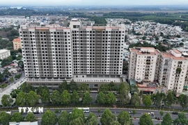 Dự án nhà ở xã hội A6, A7 vừa hoàn thành tại phường Trấn Biên, tỉnh Đồng Nai. (Ảnh: Công Phong/TTXVN)