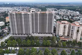 Dự án nhà ở xã hội A6, A7 vừa hoàn thành tại phường Trấn Biên, tỉnh Đồng Nai. (Ảnh: Công Phong/TTXVN)