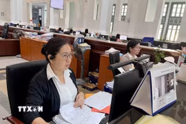 Kho bạc Nhà nước Thành phố Hồ Chí Minh tập trung các giải pháp thúc giải ngân đầu tư công ngay từ đầu năm 2025. (Ảnh: Hứa Chung/TTXVN)