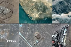 Nhà máy điện hạt nhân Bushehr ở miền Nam Iran. (Ảnh: AP/TTXVN)