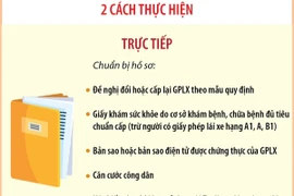 Bộ Công an hướng dẫn đổi, cấp lại giấy phép lái xe từ ngày 1/3