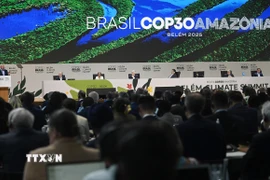 Toàn cảnh Hội nghị lần thứ 30 các bên tham gia Công ước khung của Liên hợp quốc về biến đổi khí hậu (COP30) tại Belem. (Ảnh: THX/TTXVN)