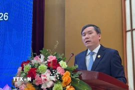 Giáo sư, Tiến sỹ Lê Văn Lợi, Chủ tịch Viện Hàn lâm Khoa học Xã hội Việt Nam. (Ảnh: Thanh Hương/TTXVN)