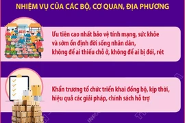 Nhiệm vụ của các bộ, cơ quan, địa phương trong khắc phục hậu quả thiên tai