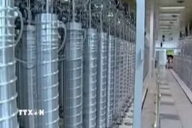 Bên trong cơ sở hạt nhân Natanz ở Iran. (Ảnh: REUTERS/TTXVN)
