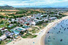 Khu vực quy hoạch xây dựng dự án Nhà máy điện hạt nhân Ninh Thuận 1 tại thôn Vĩnh Trường, xã Phước Dinh (huyện Thuận Nam, tỉnh Ninh Thuận). (Ảnh: Nguyễn Thành/TTXVN)