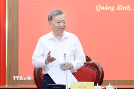 Tổng Bí thư Tô Lâm phát biểu. (Ảnh: Thống Nhất/TTXVN)