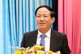 Ông Phạm Anh Tuấn, Phó Bí thư Tỉnh ủy Gia Lai (mới) nhiệm kỳ 2020-2025 giữ chức vụ Chủ tịch Ủy ban Nhân dân tỉnh Gia Lai (mới) nhiệm kỳ 2021-2026. (Ảnh: TTXVN)