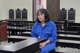 Bị cáo Lân tại phiên tòa hôm 18/3. (Nguồn: Báo Công an nhân dân)