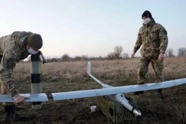 UAV trinh sát FlyeEye. (Nguồn: Vệ binh quốc gia Ukraine)