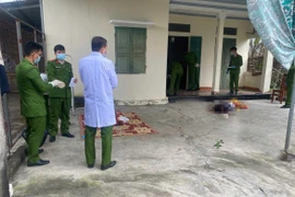 Hiện trường nơi xảy ra vụ việc tại nhà chị Đ.T.N. (Ảnh: Công an tỉnh Thanh Hóa)