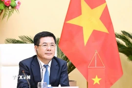 Bộ trưởng Công Thương Nguyễn Hồng Diên. (Ảnh: Trần Việt/TTXVN)