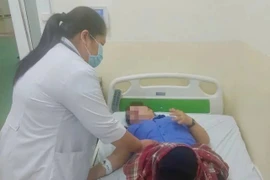 Bệnh nhân điều trị tại Bệnh viện Đa khoa khu vực Hóc Môn. (Ảnh: Bệnh viện cung cấp)