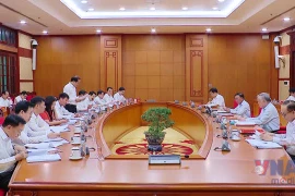 Cho ý kiến về công tác chuẩn bị Đại hội các đảng bộ nhiệm kỳ 2025-2030