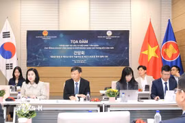 Quang cảnh Tọa đàm. (Ảnh: Khánh Vân/TTXVN)