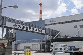 Nhà máy giấy của Tập đoàn Daio Paper tại Kani, tỉnh Gifu, Nhật Bản. (Nguồn: Kyodo)