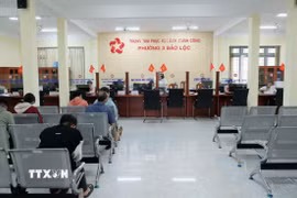 Mô hình chính quyền hai cấp đã phát huy hiệu quả bước đầu tại phường 3 Bảo Lộc (Lâm Đồng). (Ảnh: Nguyễn Dũng/TTXVN)