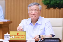 Phó Thủ tướng thường trực Nguyễn Hòa Bình phát biểu. (Ảnh: Dương Giang/TTXVN)