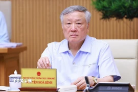 Phó Thủ tướng thường trực Nguyễn Hòa Bình phát biểu. (Ảnh: Dương Giang/TTXVN)