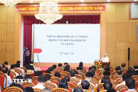 Quang cảnh hội nghị. (Ảnh: Phương Hoa/TTXVN)