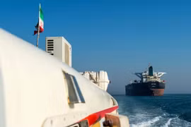 Một tàu chở dầu của Iran. (Nguồn: Bloomberg)