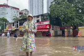 Tổng hợp các điểm úng ngập tại Hà Nội trong sáng 7/10