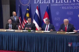 Lễ ký tuyên bố chung về thỏa thuận hòa bình giữa Campuchia và Thái Lan