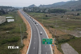Cao tốc Tuyên Quang-Phú Thọ. (Ảnh: Hoàng Hải/TTXVN)