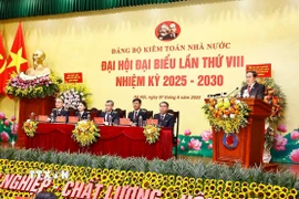 Chủ tịch Quốc hội Trần Thanh Mẫn phát biểu. (Ảnh: Doãn Tấn/TTXVN)