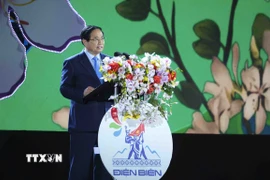 Thủ tướng Phạm Minh Chính phát biểu tại Lễ khai mạc. (Ảnh: Xuân Tư/TTXVN)