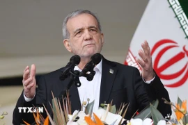 Tổng thống Iran Masoud Pezeshkian. (Ảnh: IRNA/TTXVN)