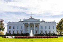 Nhà Trắng tại Washington, D.C., Mỹ. (Ảnh: THX/TTXVN)