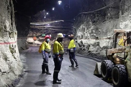 Bên trong mỏ vàng Kloof. (Nguồn: Reuters)