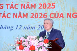 Phó Thủ tướng Thường trực Chính phủ Nguyễn Hòa Bình phát biểu chỉ đạo hội nghị. (Ảnh: Văn Điệp/TTXVN)