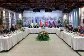 Cuộc đàm phán trực tiếp giữa Nga và Ukraine tại Istanbul. (Nguồn: DHA)