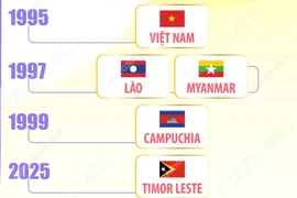 Tính đến tháng 10 năm 2025, ASEAN có 11 thành viên 