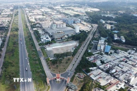 Một góc Khu công nghiệp Biên Hòa 2, tỉnh Đồng Nai. (Ảnh: Công Phong/TTXVN)